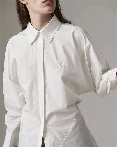 Day Birger et Mikkelsen - Pixie Poplina Skjorte - Brilliant White